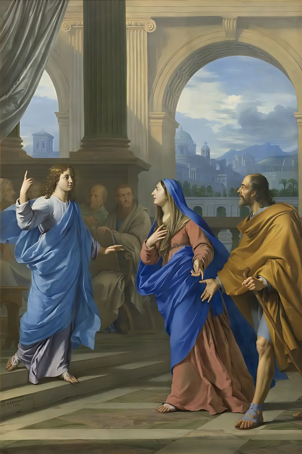 Jésus retrouvé par ses parents au temple