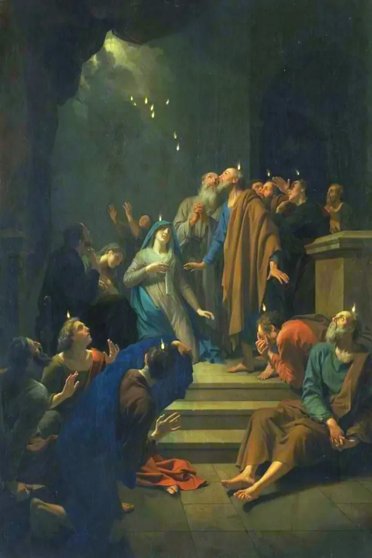 Sacred artwork: The Descent of the Holy Spirit