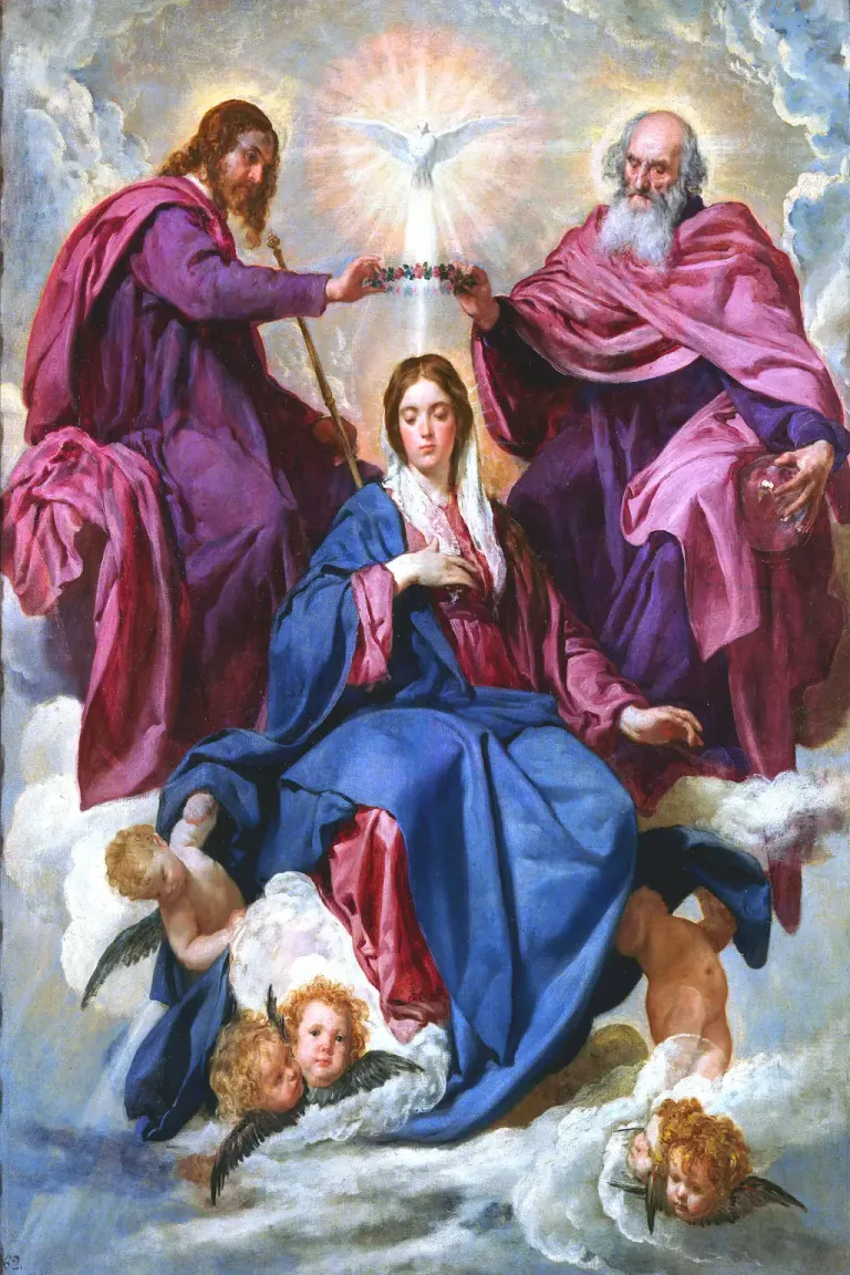 Sacred artwork: The Coronation of Mary