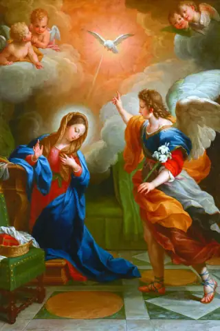 Sacred artwork: The Annunciation