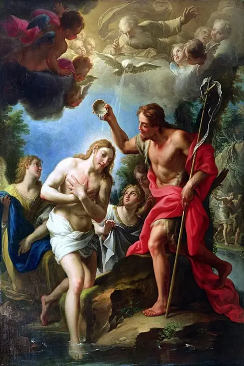 Sacred artwork: The Baptism of Christ