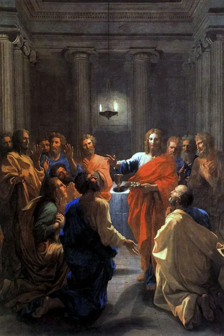 Sacred artwork: The Institution of the Eucharist