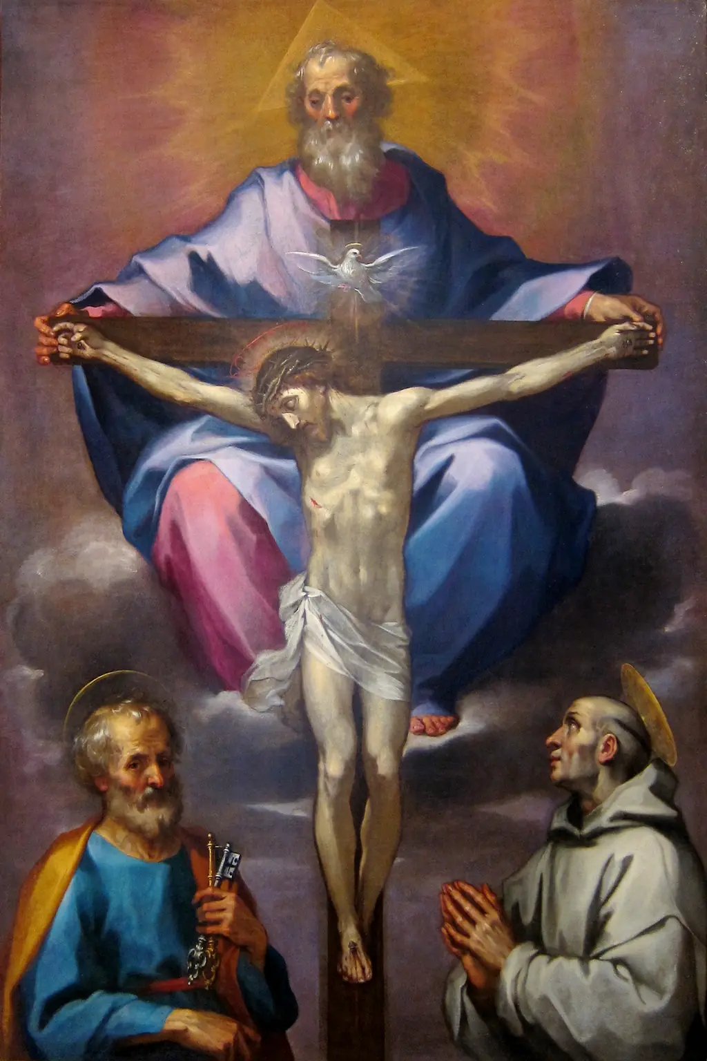 The Trinity with Saints Peter and Bernard